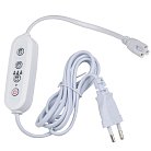 Таймер с вилкой и разъемом Uniel UST-E33 WHITE 2M