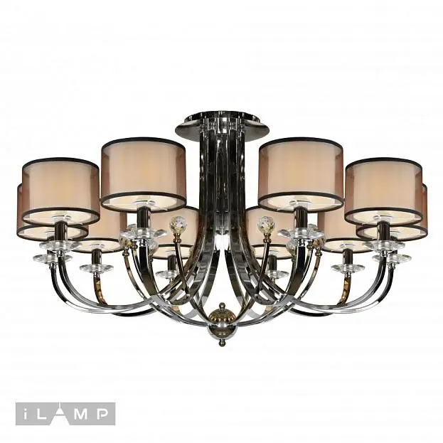 Потолочная люстра iLamp America 88049/10 CR Потолочная люстра iLamp America 88049/10 CR