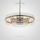 Люстра MILLENIUM Круглая 8 ламп. Цвет черный. Lampatron 1525-7269
