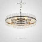 Люстра MILLENIUM Круглая 8 ламп. Цвет черный. Lampatron 1525-7269