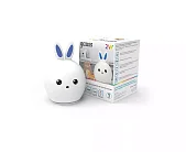 Настольный светодиодный детский ночник 2W RGB, Li-ion, USB кабель , кролик 1/10/40 Gauss NN301