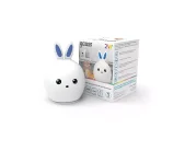 Настольный светодиодный детский ночник 2W RGB, Li-ion, USB кабель , кролик 1/10/40 Gauss NN301