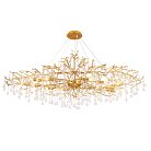 Подвесная люстра Crystal Lux REINA V2 SP12 L1500 GOLD PEARL