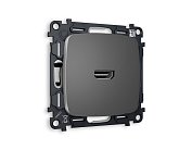 Комплект механизма розетки HDMI 2.0 Ambrella Volt MO664010 QUANT