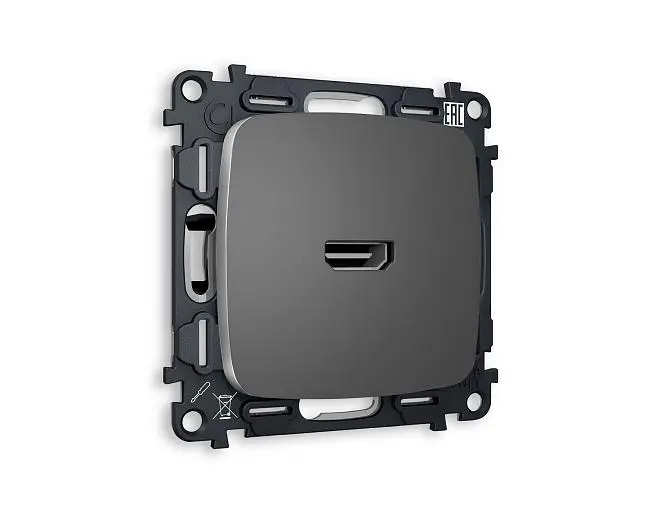 Комплект механизма розетки HDMI 2.0 Ambrella Volt MO664010 QUANT Комплект механизма розетки HDMI 2.0 Ambrella Volt MO664010 QUANT
