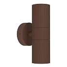 Уличный светильник настенный 2X28W(GU10), IP44, алюминий, коричн, стекло, прозрачн Eglo 902041 TOMELLOSO