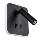 Светильник настенный LED 10W+3W 730LM+120LM G ЧЕРНЫЙ 3000K Lightstar 808667 MURO