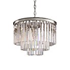 Люстра Delight Collection KR0387P-6 chrome/clear 1920s Odeon
