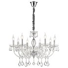 светильник подвесной, E14, 8x40W Wertmark WE171.08.103 LEONORE