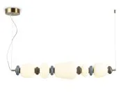 Подвесной светодиодный светильник Ambrella light LH53176 SB/WH Ceramo Modern