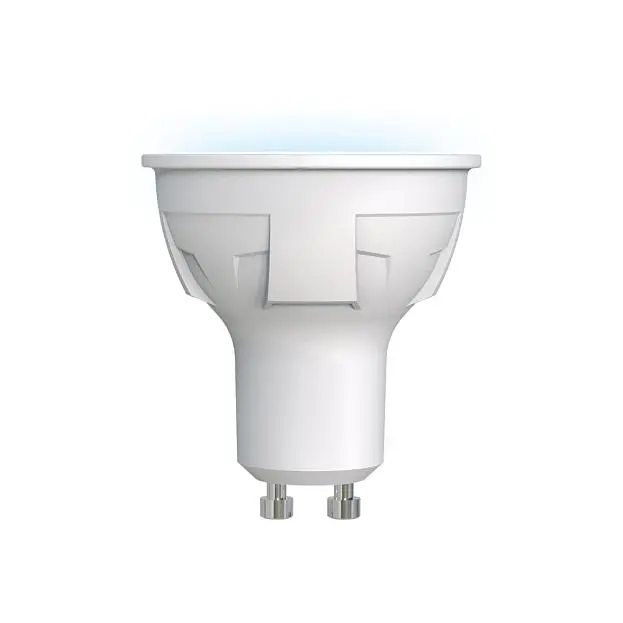 Лампочка светодиодная Uniel LED-JCDR 6W/NW/GU10/FR PLP01WH картон Лампочка светодиодная Uniel LED-JCDR 6W/NW/GU10/FR PLP01WH картон