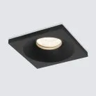 Встраиваемый светильник Elektrostandard 15271/LED черный Plain S a056027