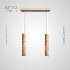 Готовая комбинация светильников EGBERT COMBO 2 лампы. Планка. Тип C Lampatron 7213-19775