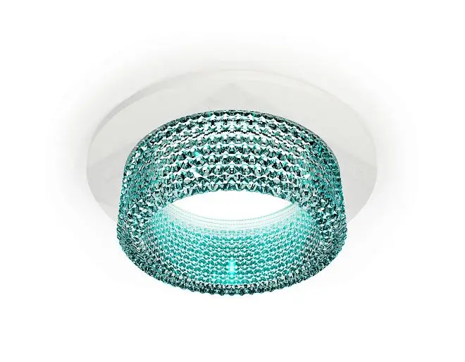 Комплект встраиваемого светильника с композитным хрусталем Ambrella light XC6512043 Techno Комплект встраиваемого светильника с композитным хрусталем Ambrella light XC6512043 Techno