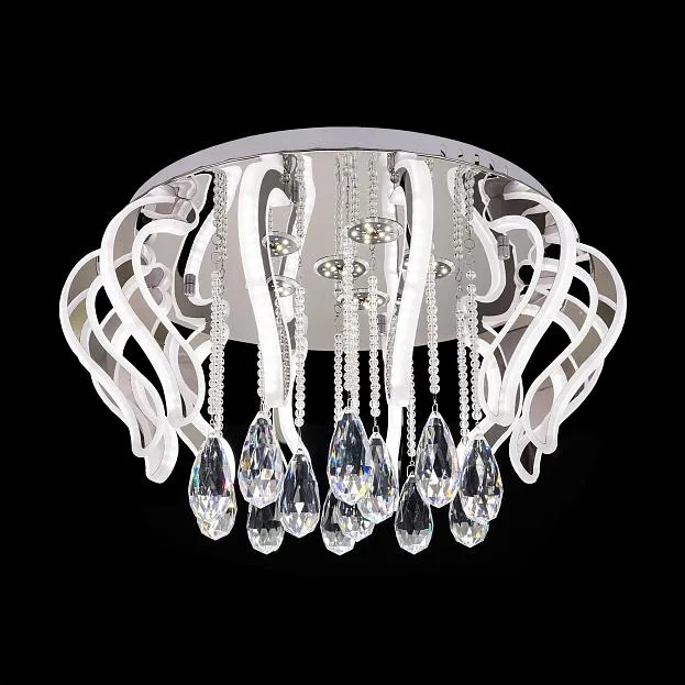 Люстра светодиодная с пультом Eletto Citilux EL334C108.1 Krown