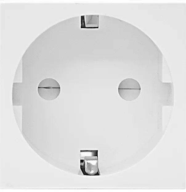 Розетка 2К+З нем.ст., в/заж., с з/ш, бел. Donel DF6W 45х45 Розетка 2К+З нем.ст., в/заж., с з/ш, бел. Donel DF6W 45х45