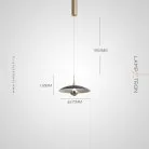 Подвесной светильник SEGERT Тип A. Цвет синий. С лифтом. Нейтральный свет Lampatron 8671-24241