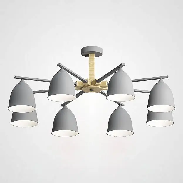 Потолочная Люстра Noa 8 Gray ImperiumLoft 183461-26 Потолочная Люстра Noa 8 Gray ImperiumLoft 183461-26