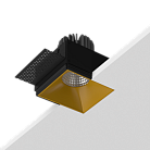 Встраиваемый светодиодный светильник Ledron RISE SQ H KIT1 LED 4K Gold