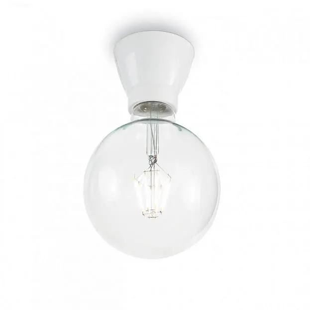 Потолочный светильник Ideal Lux 155227 WINERY PL1 BIANCO Потолочный светильник Ideal Lux 155227 WINERY PL1 BIANCO