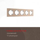 Рамка из алюминия на 5 постов Arte Milano 502.11-5.shampan am