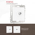 Розетка, SAT TV Arte Milano 206.42-1.white am