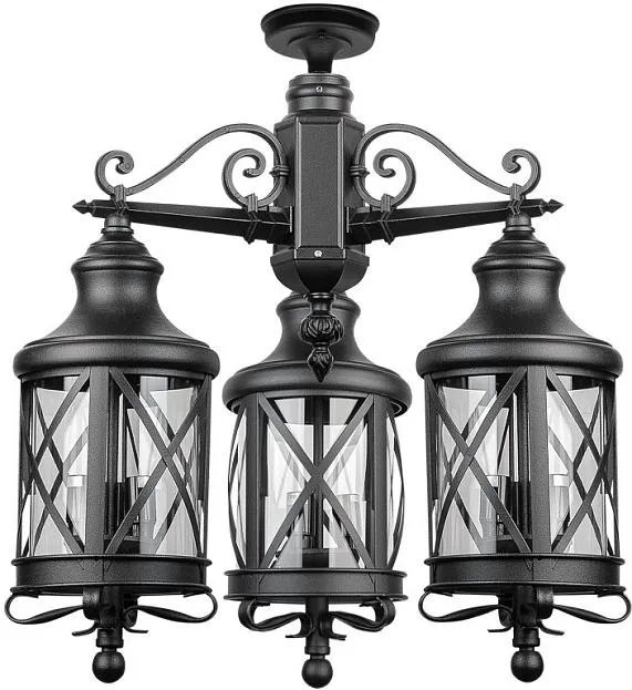 Потолочный светильник уличный Oasis Light 84870A/3/02 Bl LUCERNA Потолочный светильник уличный Oasis Light 84870A/3/02 Bl LUCERNA