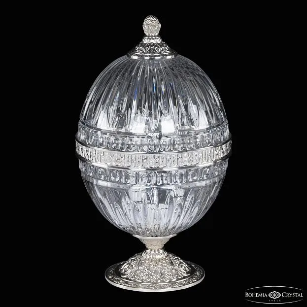 Настольная лампа Bohemia Ivele Crystal 5680L/18 Ni Clear/M-1G 5680 Настольная лампа Bohemia Ivele Crystal 5680L/18 Ni Clear/M-1G 5680