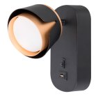 Спот Arte Lamp A8026AP-1BK AMAKS