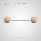 Бра POVL W LINE 2 лампы Lampatron povl-w-line-2 7095-19450