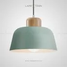 Подвесной светильник WILLES Размер S. Цвет голубой (Хорватия), светлое дерево. Lampatron 671-5934