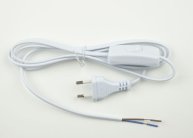 Сетевой шнур с вилкой Uniel UCX-C10/02A-170 WHITE