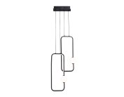 Подвесной светодиодный светильник BK черный 38W 4200K 300*80*1200 Ambrella light FL66366/2