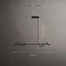 Реечный, рядный светильник LEEDS LONG 6 ламп Lampatron leeds-long-6 8276-22563