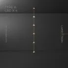 Подвесной светильник ROLAN Тип A. 4 лампы Lampatron 7664-21462