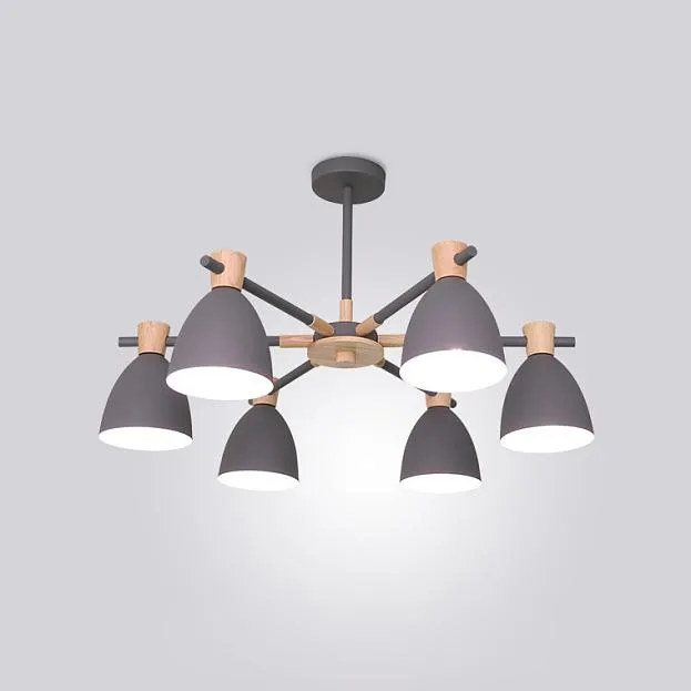 Потолочная Люстра Folke 6 Gray By Imperiumloft 178023-26