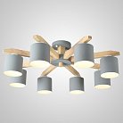 Потолочная люстра CRISS L8 Grey ImperiumLoft 205534-23 criss01