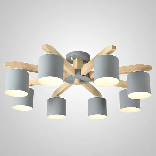 Потолочная люстра CRISS L8 Grey ImperiumLoft 205534-23 criss01