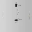 Подвесной светильник JUSI Цвет жемчужно-черный. С лифтом Lampatron 8599-23967