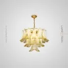 Люстра LOBBY 9 ламп. Прозрачный+Янтарь Lampatron 8420-23096