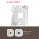 Вывод кабеля Arte Milano 205.49-1.silver am