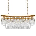 Подвесная люстра RH Odeon Chandelier Two Gold 90 ImperiumLoft 156934-22 40.2943-2
