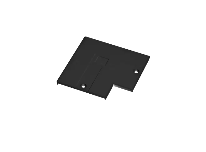 Крышка для L-образного токоподвода Donolux DL010318L черная