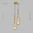 Готовая комбинация светильников FINNUR BALL DUO Тип B. Плафон акрил Lampatron 7787-21963