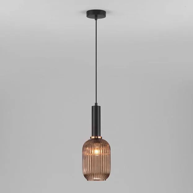 Подвесной светильник Eurosvet 50181/1 янтарь a045115 Bravo