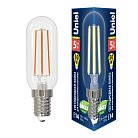 Лампочка светодиодная Uniel LED-Y25-5W/3000K/E14/CL GLZ04TR