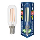 Лампочка светодиодная Uniel LED-Y25-5W/3000K/E14/CL GLZ04TR