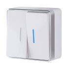 Выключатель двухклавишный Werkel W5020101 Gallant (белый) a051586