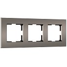 Рамка на 3 поста (бронза матовый) Werkel W0032963 Slab a062814