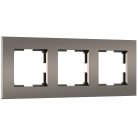 Рамка на 3 поста (бронза матовый) Werkel W0032963 Slab a062814
